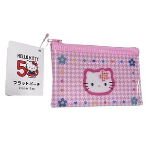 Sanrio Hello Kitty 50th Anniversary Mini Zip Pouch New with Tag  - New w…